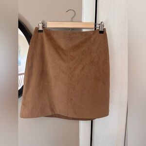 J. Crew Faux Suede Mini Skirt